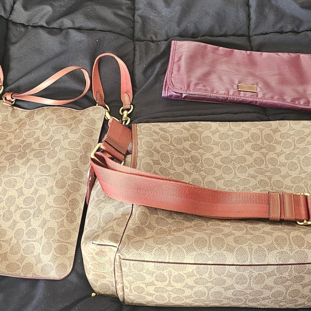 Elegant Tan and Brown Women's Bag